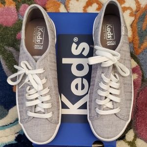 Keds Kickstart grey Stripe Sneaker Dream Foam 7.5 gray
